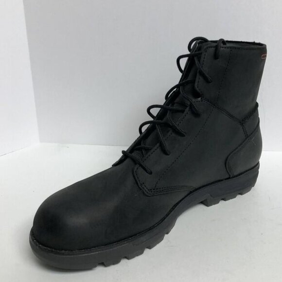 Worx Mens 6” Zink Steel Toe Boot Black Size 13 M main image 3